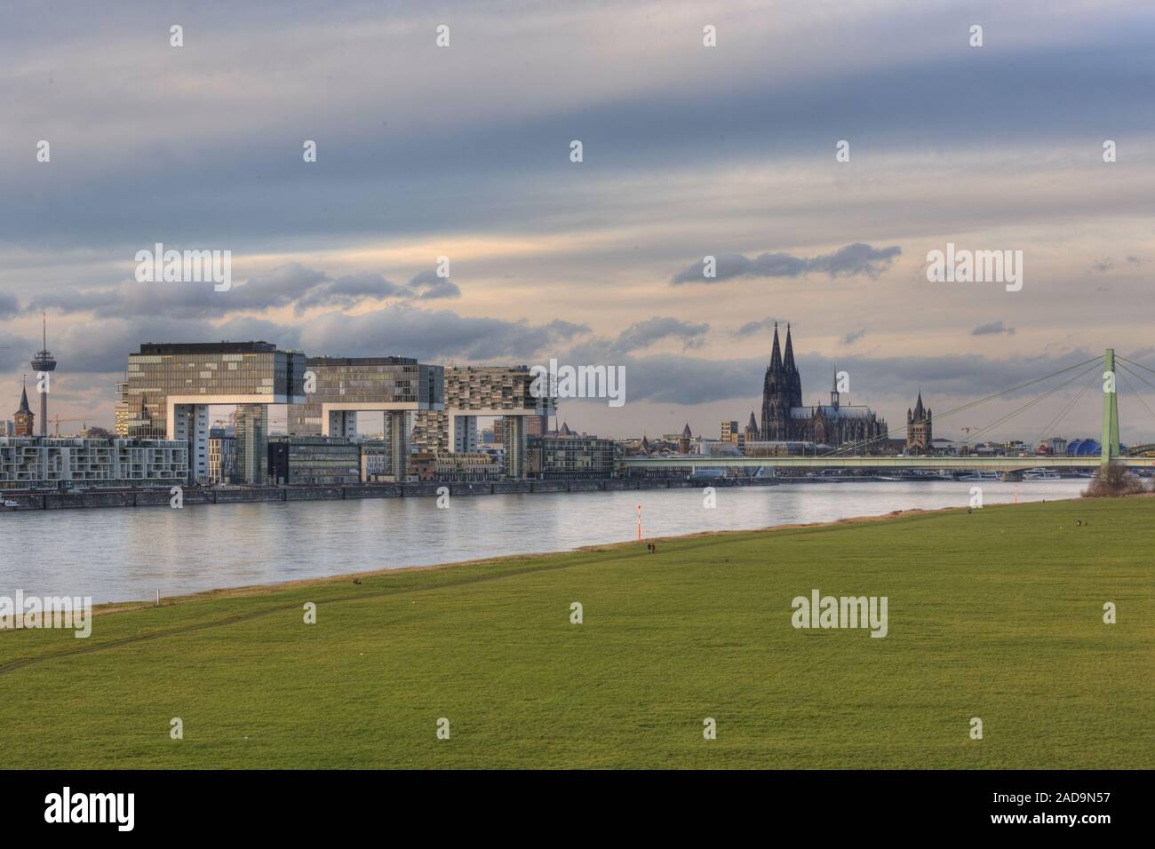 Köln auf einen Blick Stockfoto