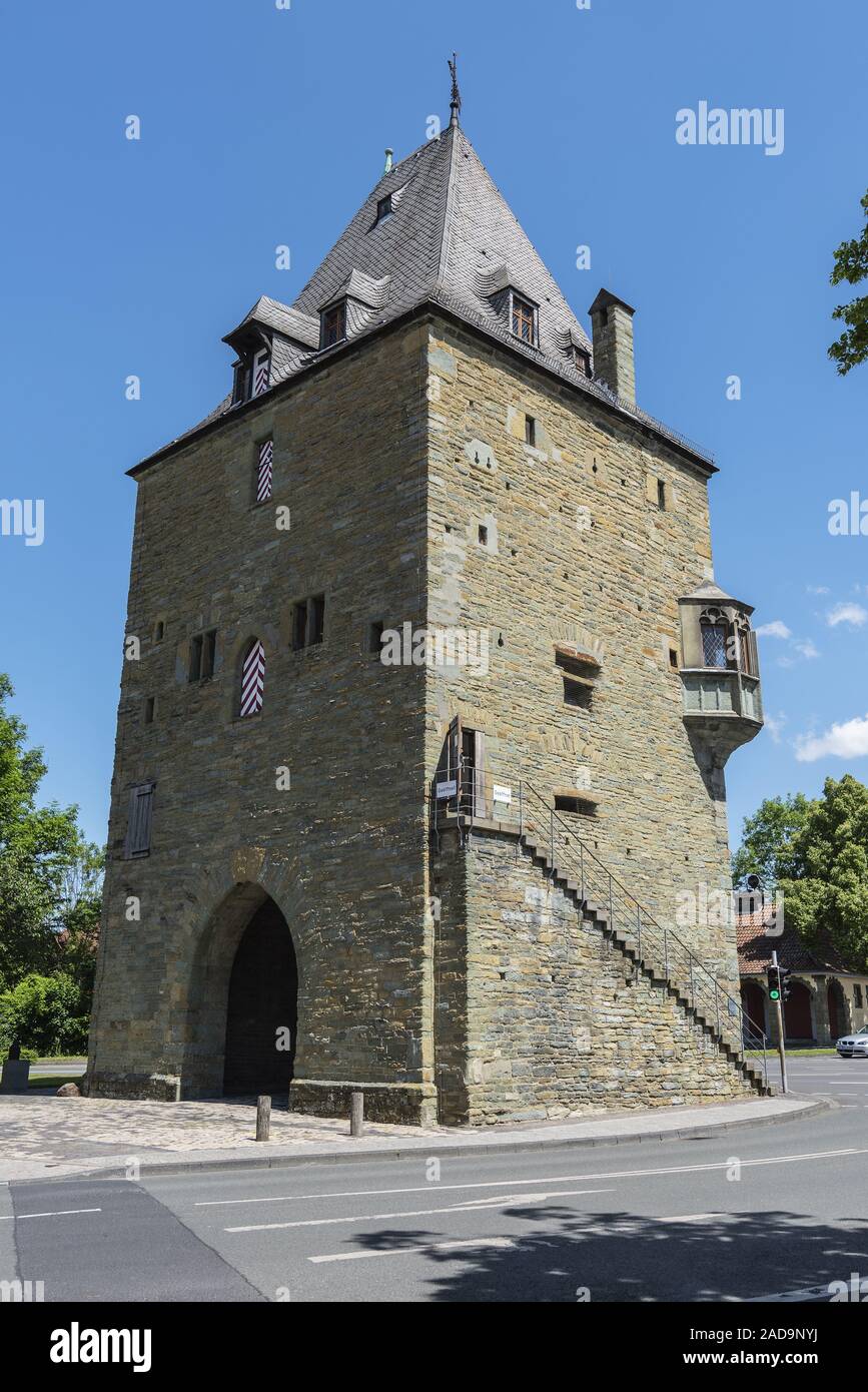 Osthofentor, City Gate, Soest, Deutschland, Europa Stockfoto
