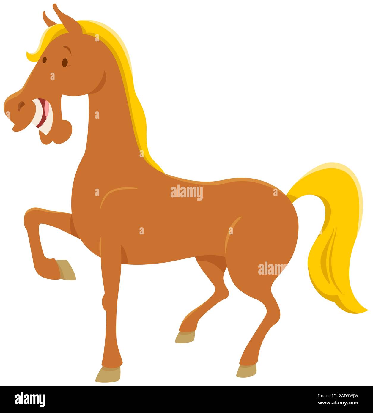 Cartoon Illustration Funny Comic Horse Stockfotos Und Bilder Kaufen Seite 2 Alamy
