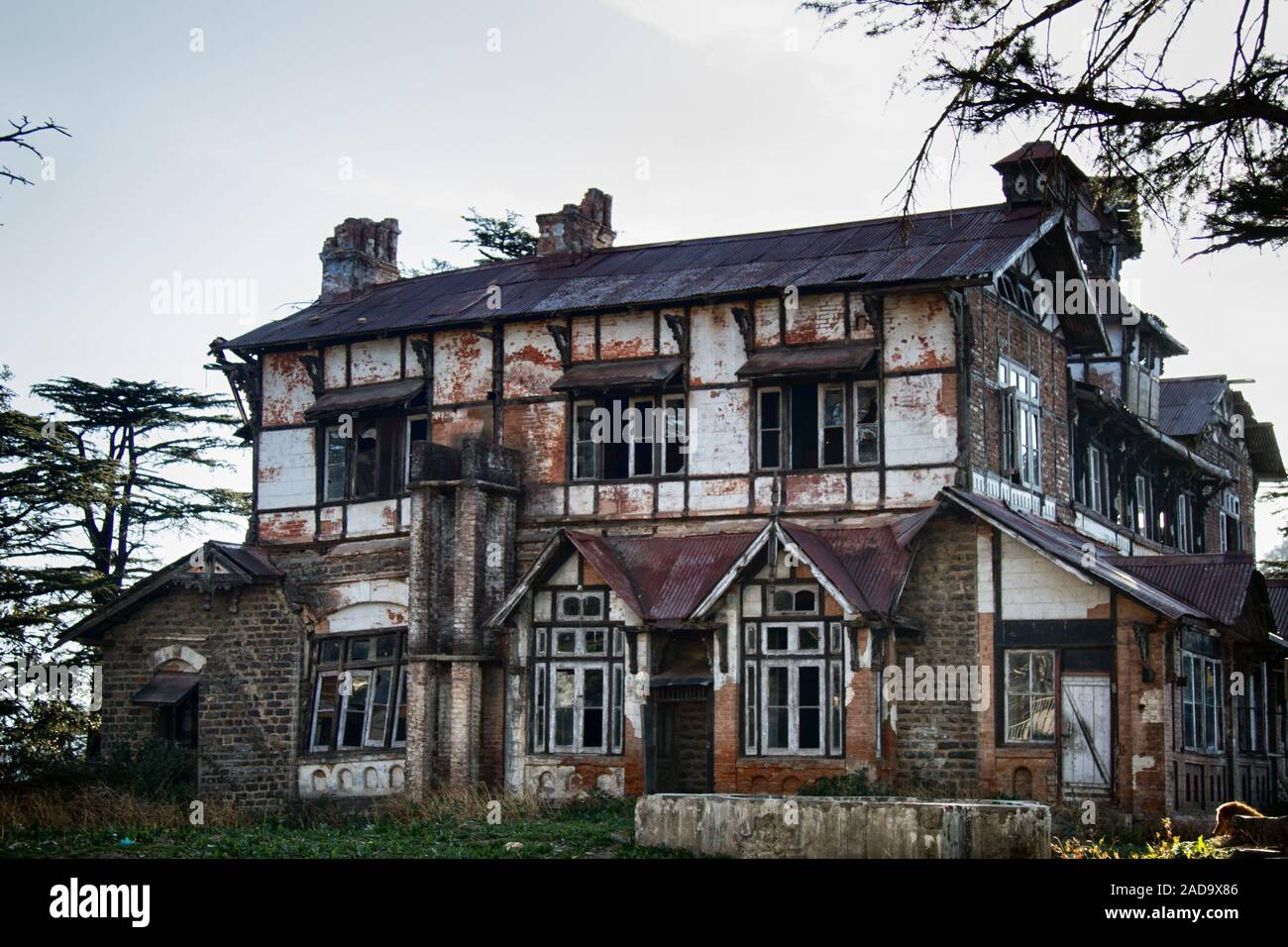 Haus im Kolonialstil Stockfoto