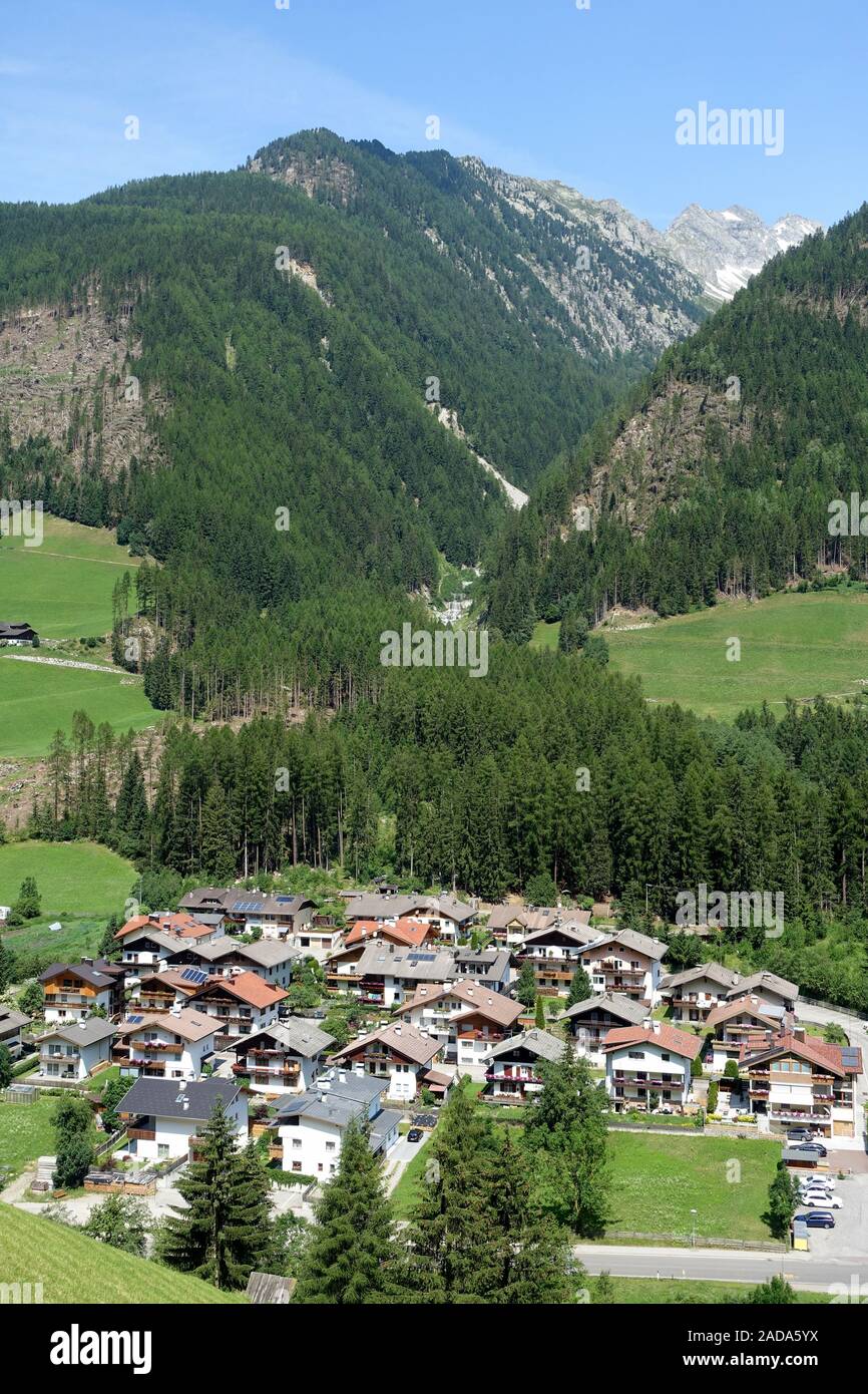 St. Jakob im Tauferer Ahrntal, Südtirol Stockfoto