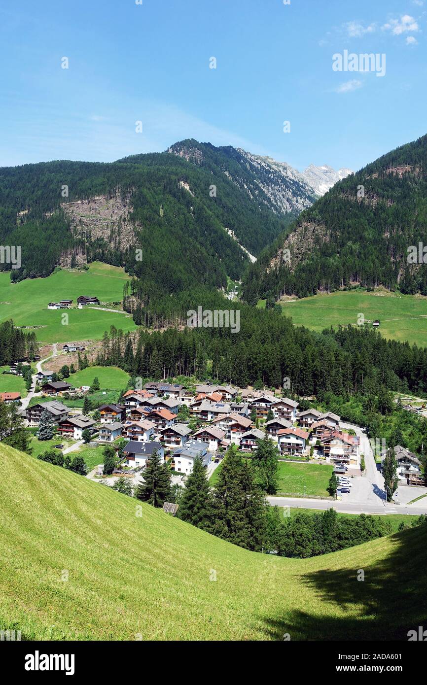 St. Jakob im Tauferer Ahrntal, Südtirol Stockfoto