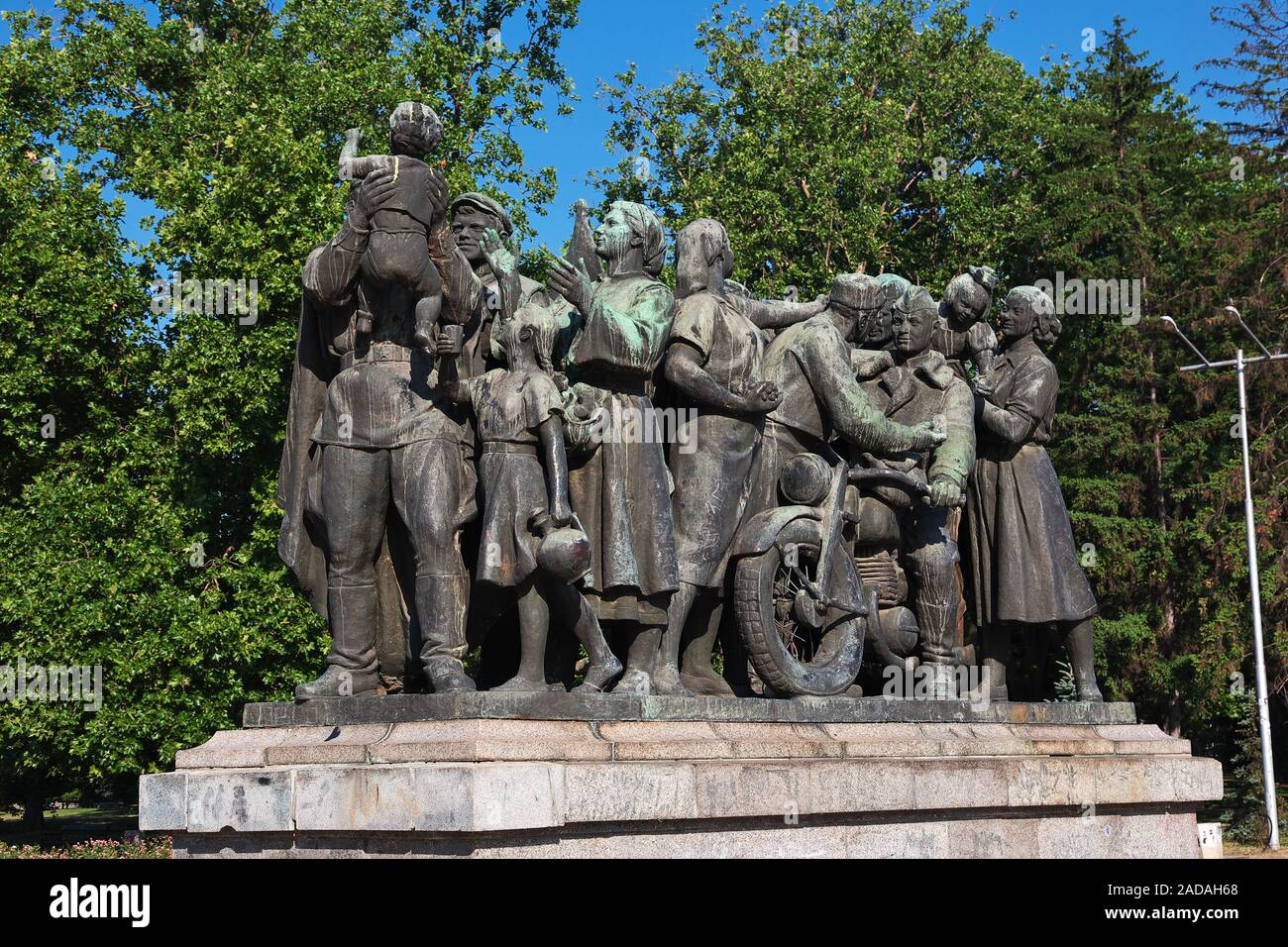 Sowjetische Armee Denkmal in Sofia, Bulgarien Stockfoto