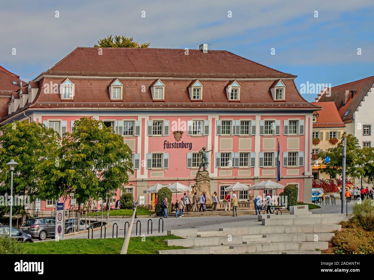 Historische Stadt Donaueschingen, Schwarzwald Stockfoto