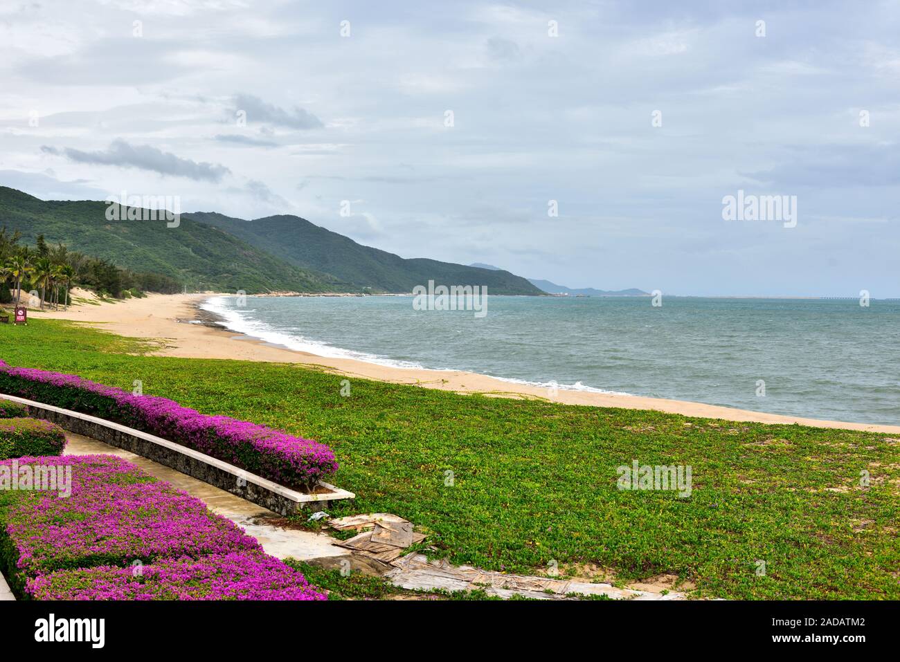 Schöne Orte auf der Insel Sanya Stockfoto