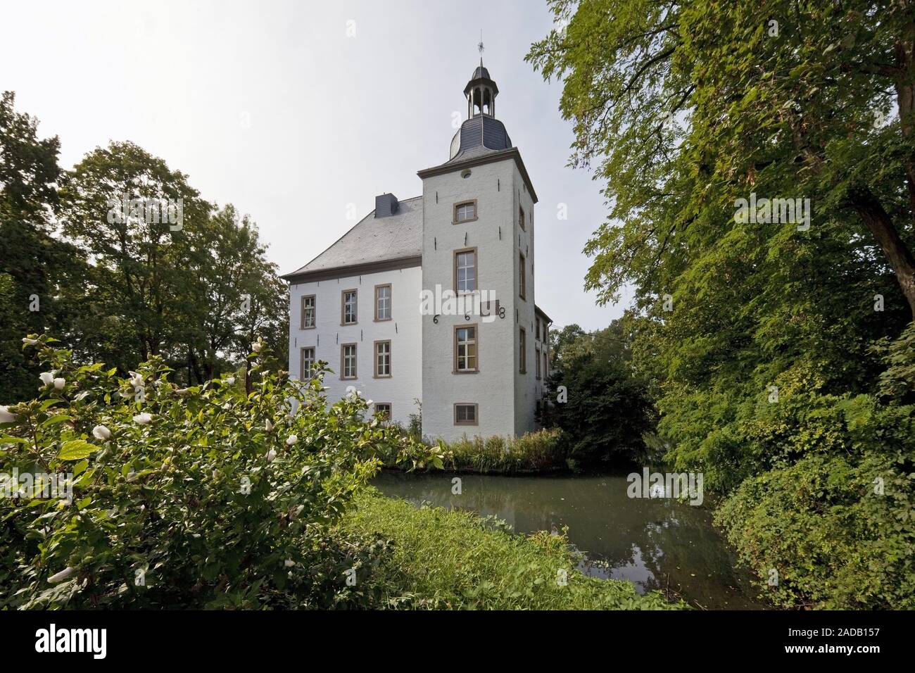 Haus Voerde in Niederrhein Voerde, Ruhrgebiet, Nordrhein-Westfalen, Deutschland, Europa Stockfoto