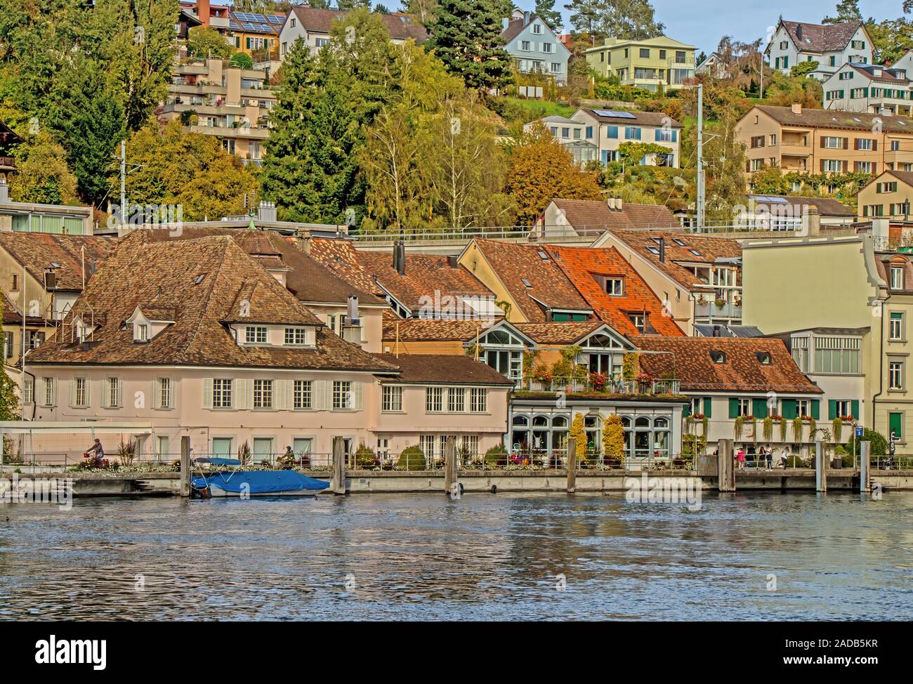 Schaffhausen am Hochrhein, Schweiz Stockfoto