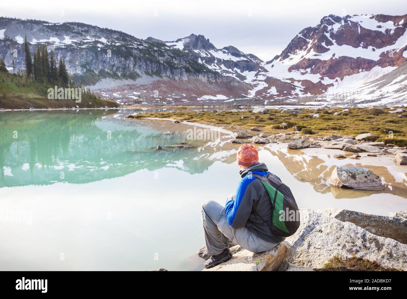 Entspannen auf See Stockfoto