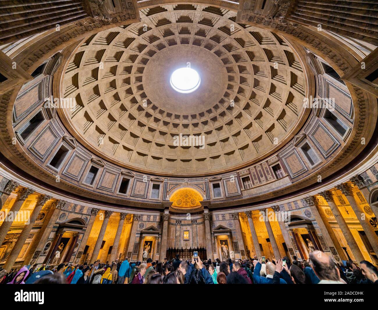 19. November 2019. Bilder aus Rom Italien - Im Inneren des Vatikan Museum. Verschiedene Bilder aus dem Museum. Stockfoto
