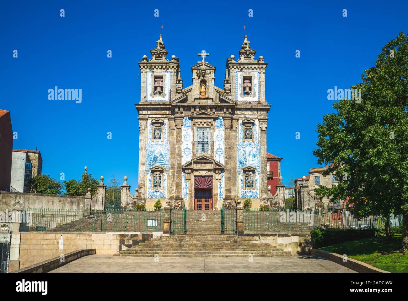 Kirche des Heiligen Ildefonso in Porto, Portugal Stockfoto