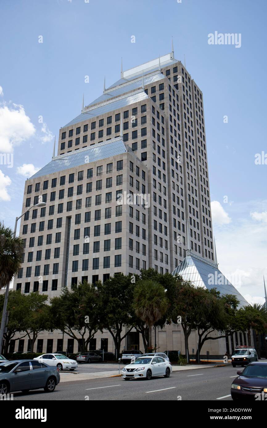 Bank von Amerika Mitte ehemals ersten f.a. bei Du Pont im Zentrum von Orlando, Florida USA Stockfoto