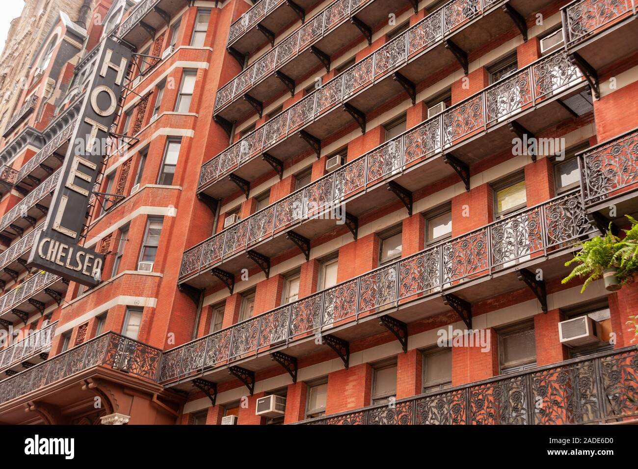 Das Chelsea Hotel, New York City, USA Stockfoto