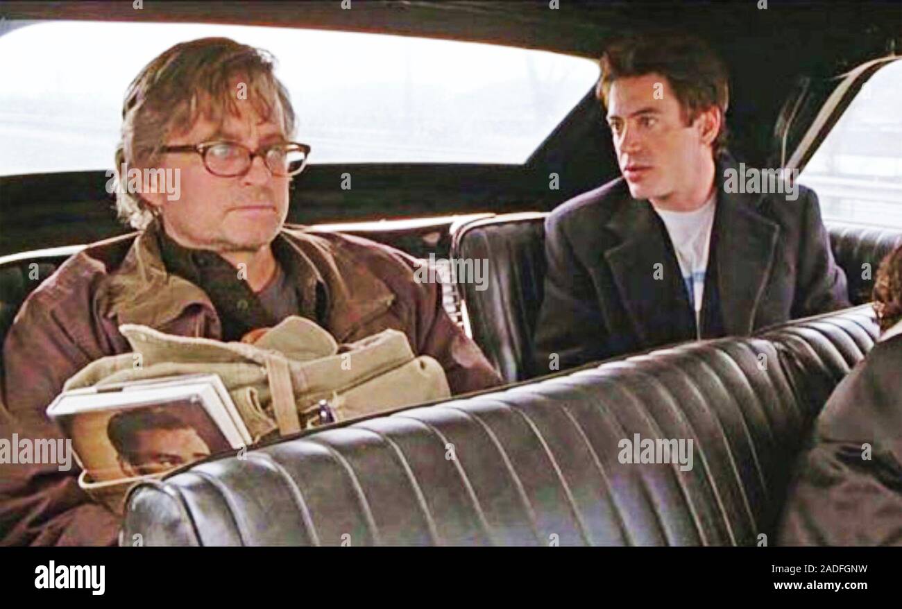 WONDER BOYS 2000 Film mit Michael Douglas auf der linken und Toby Maguire Stockfoto