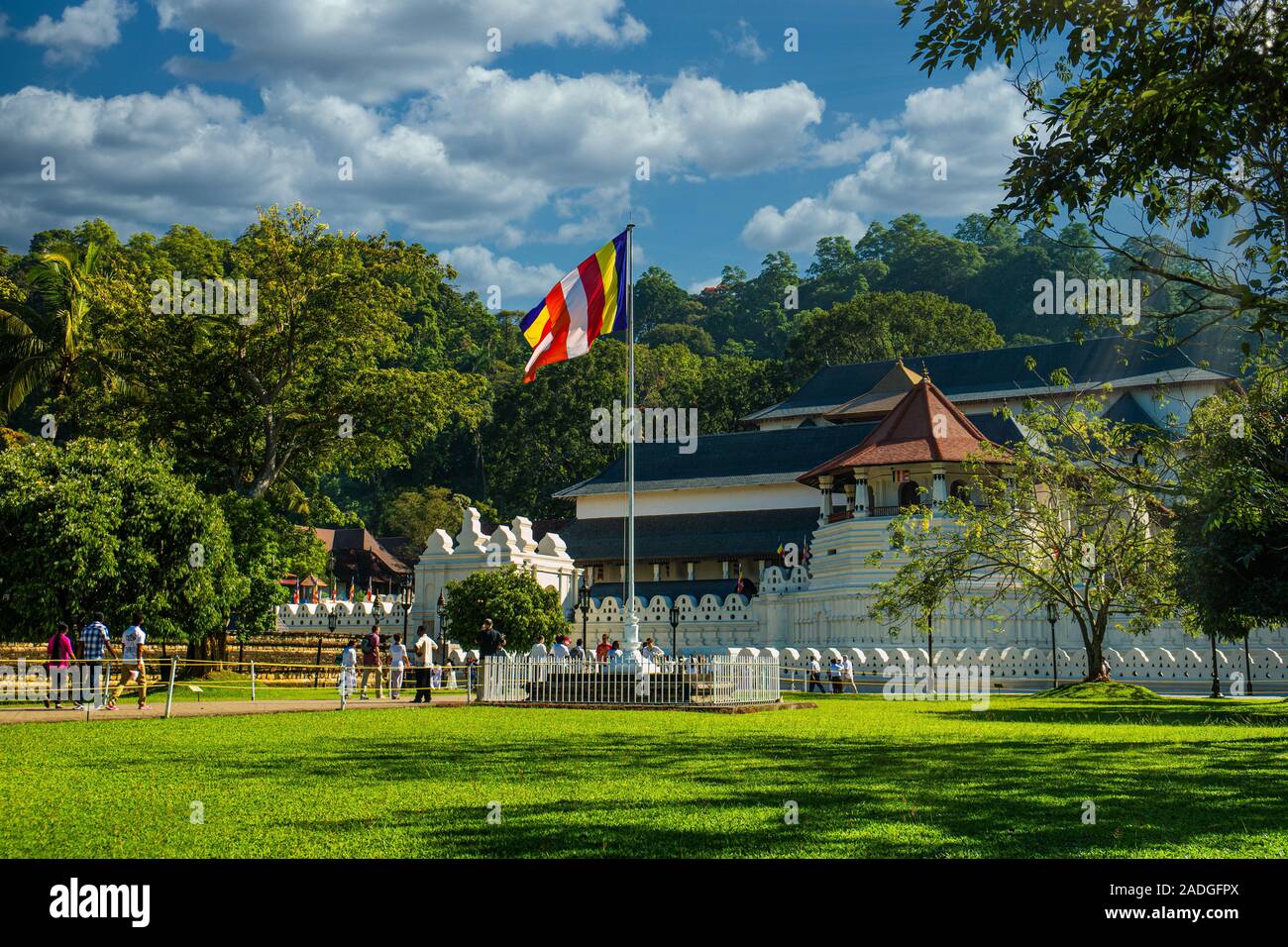 Tempel des Zahns (dalada Maligava) in Kandy - Sri Lanka Stockfoto