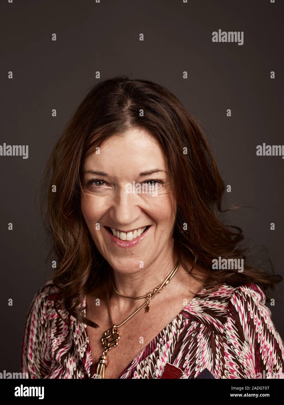 Victoria Hislop in den Oldie literarische Mittagessen; 03/12/19. Stockfoto