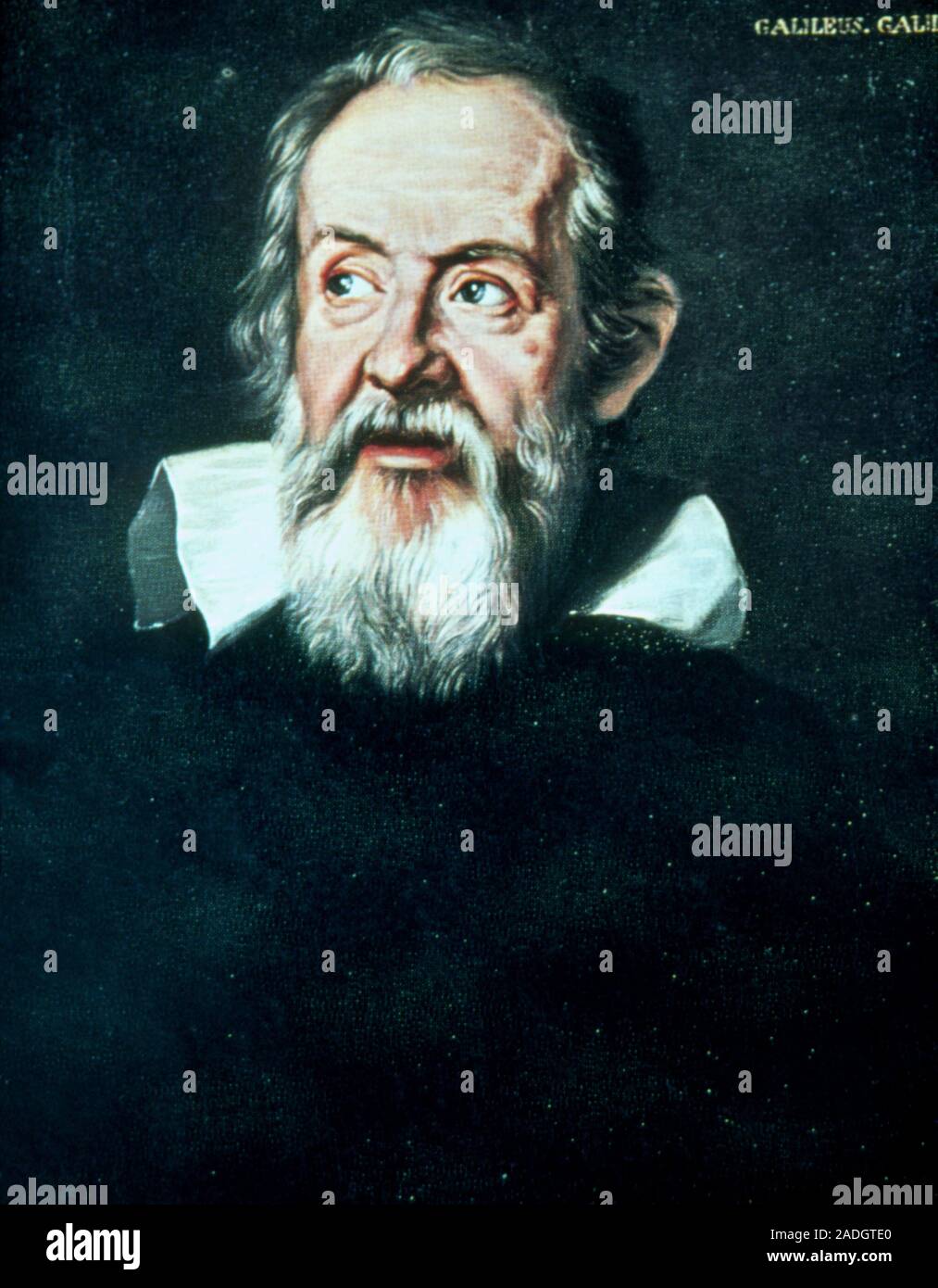 Galileo Galilei. Portrait der italienische Astronom Galileo Galilei