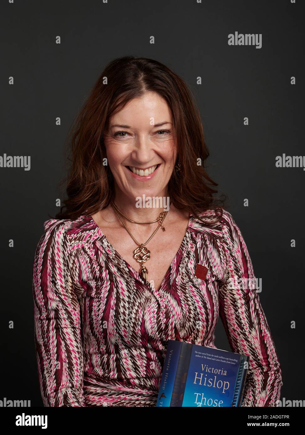 Victoria Hislop in den Oldie literarische Mittagessen; 03/12/19. Stockfoto