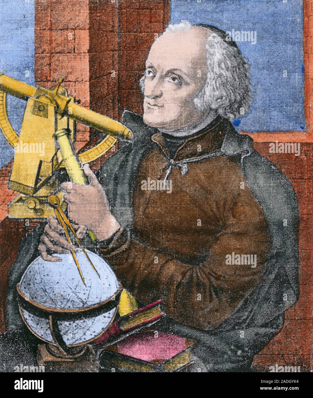 Giuseppe Piazzi (1746-1826), italienischer Astronom. Piazzi lehrte Philosophie als Mönch vor der Entwicklung das Interesse an der Astronomie im späteren Leben. Er war d Stockfoto