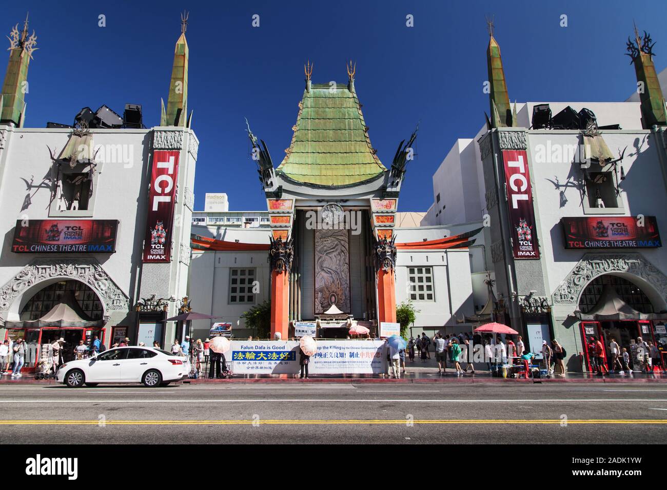 Los Angeles, Kalifornien - September 07, 2019: Grauman's Chinese Theatre am Hollywood Boulevard, Los Angeles, Kalifornien, USA. Stockfoto