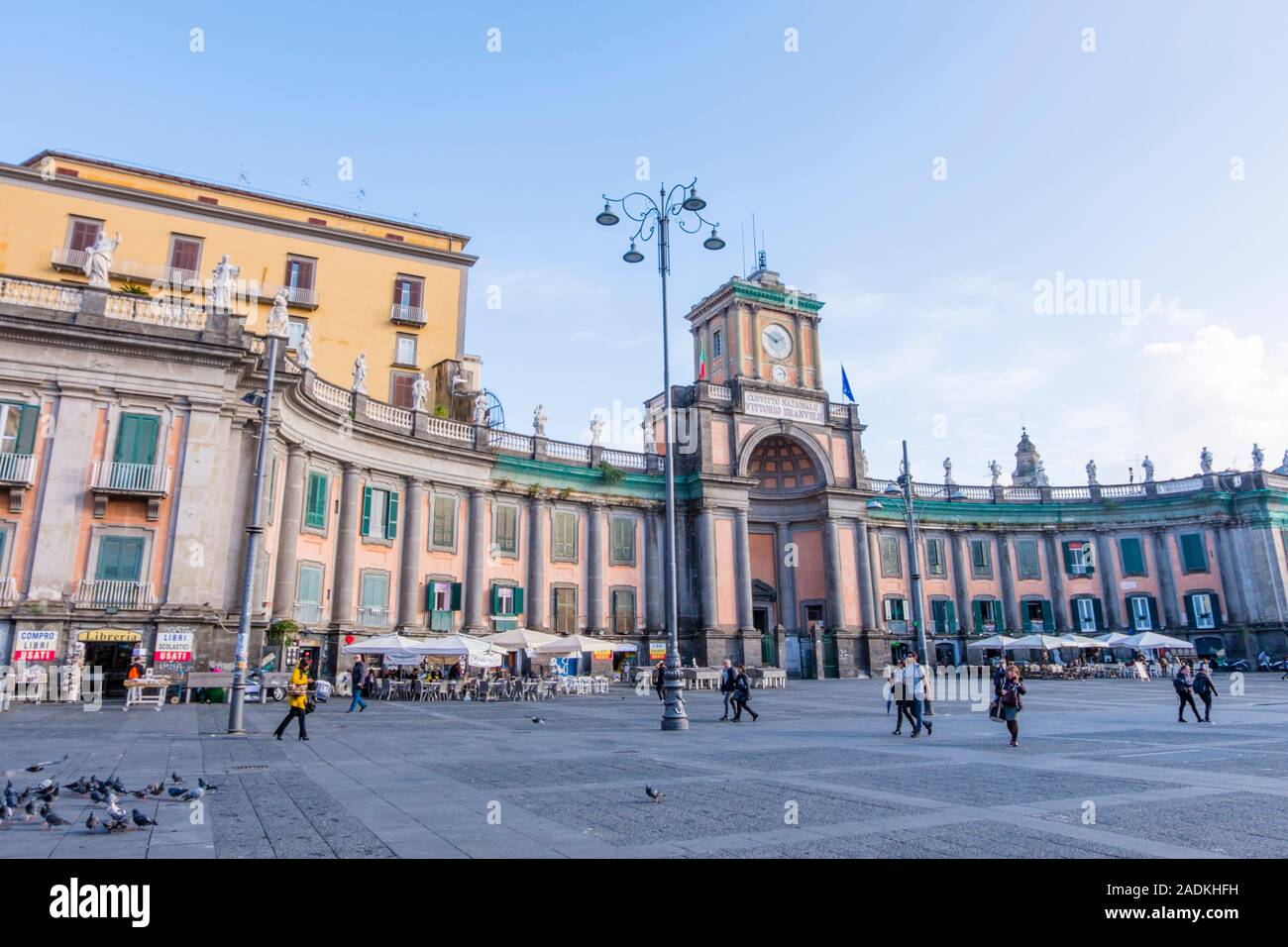 Piazza Dante, Neapel, Italien Stockfoto