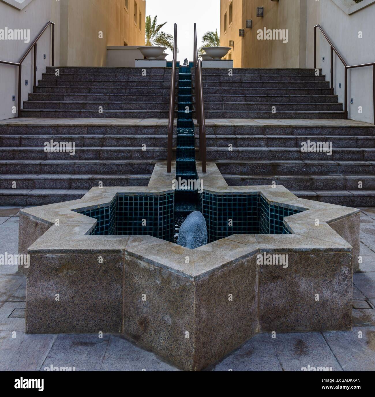 Brunnen, östlichen Mangroven Abu Dhabi Stockfoto