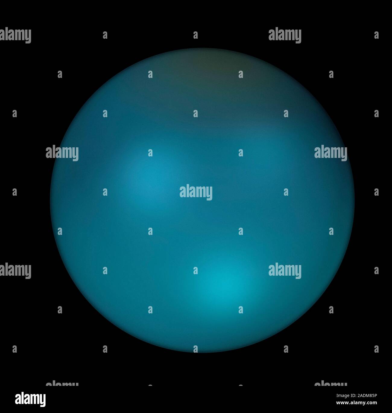 Uranus. Computer Artwork von Uranus ist der siebte Planet von der Sonne