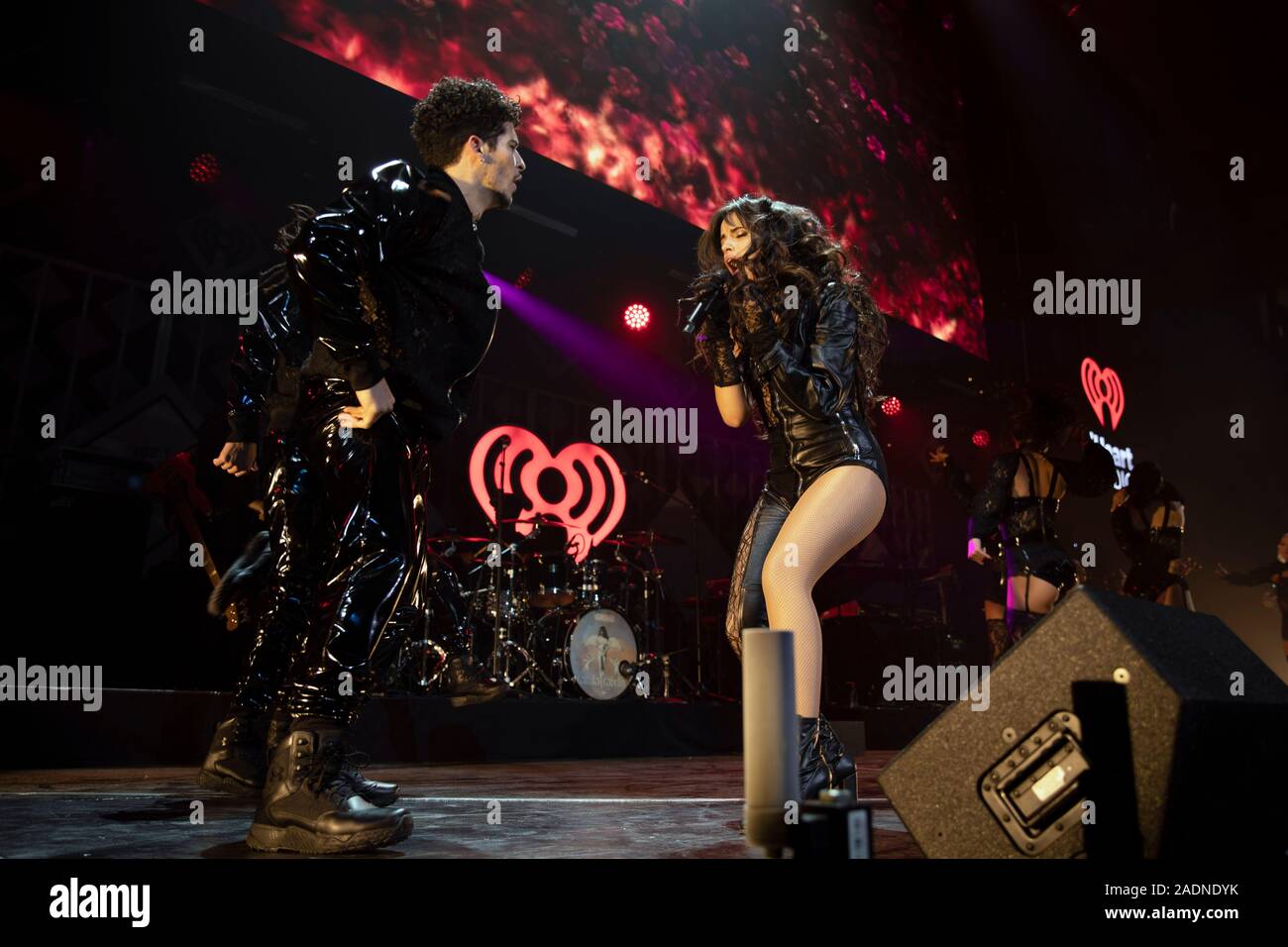 Camila Cabello führt auf dem 106,1 KISS FM Jingle Ball 2019 von Capital One bei Dickies Arena präsentierte am Dezember 3rd, 2019 in Fort Worth, Texas. Stockfoto