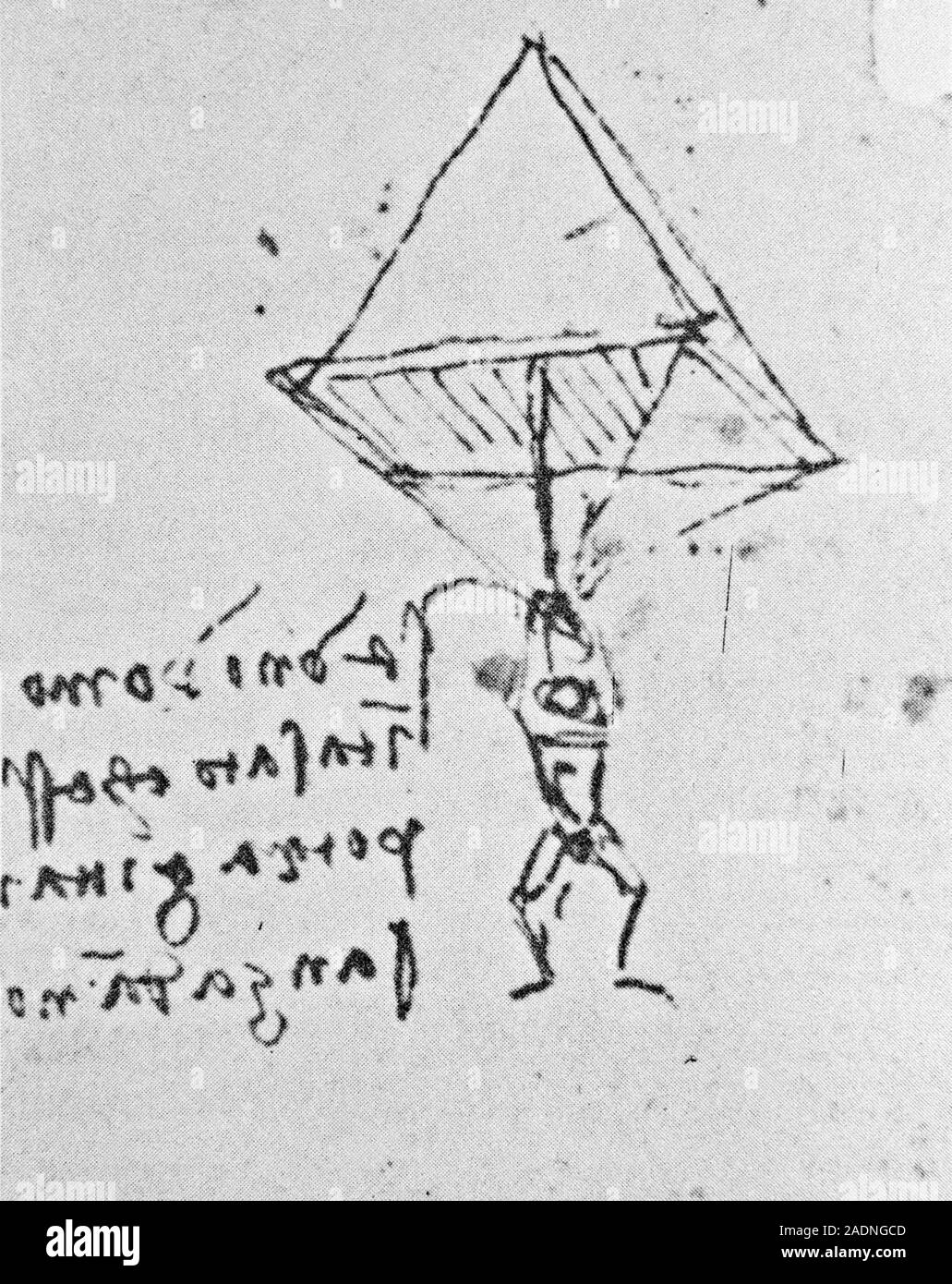Fallschirm Von Leonardo Da Vinci