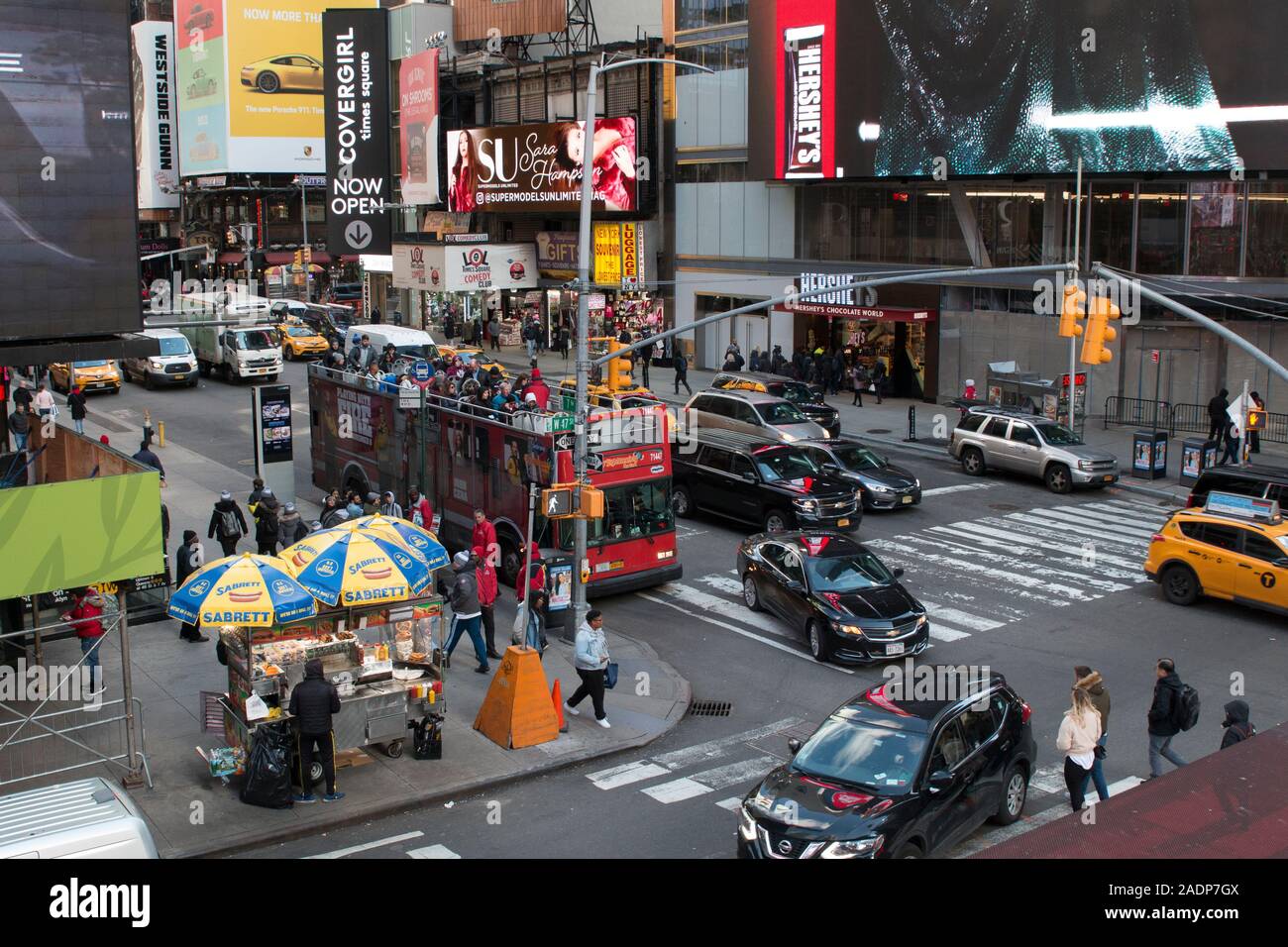 Reisen Sie nach New York City, Sie werden begeistert sein! Stockfoto