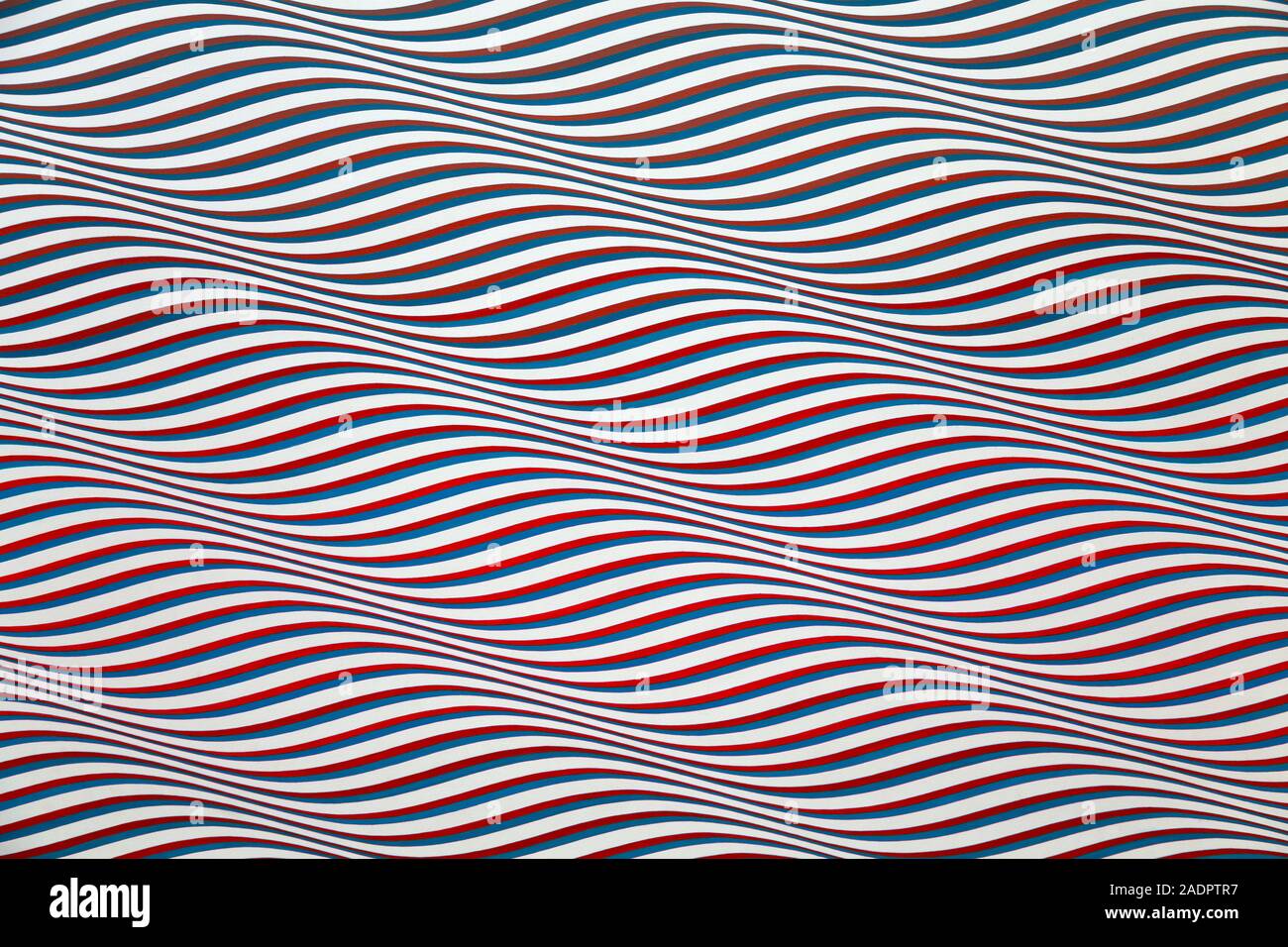 Bridget Riley Ausstellung in der Hayward Gallery, London, UK Stockfoto