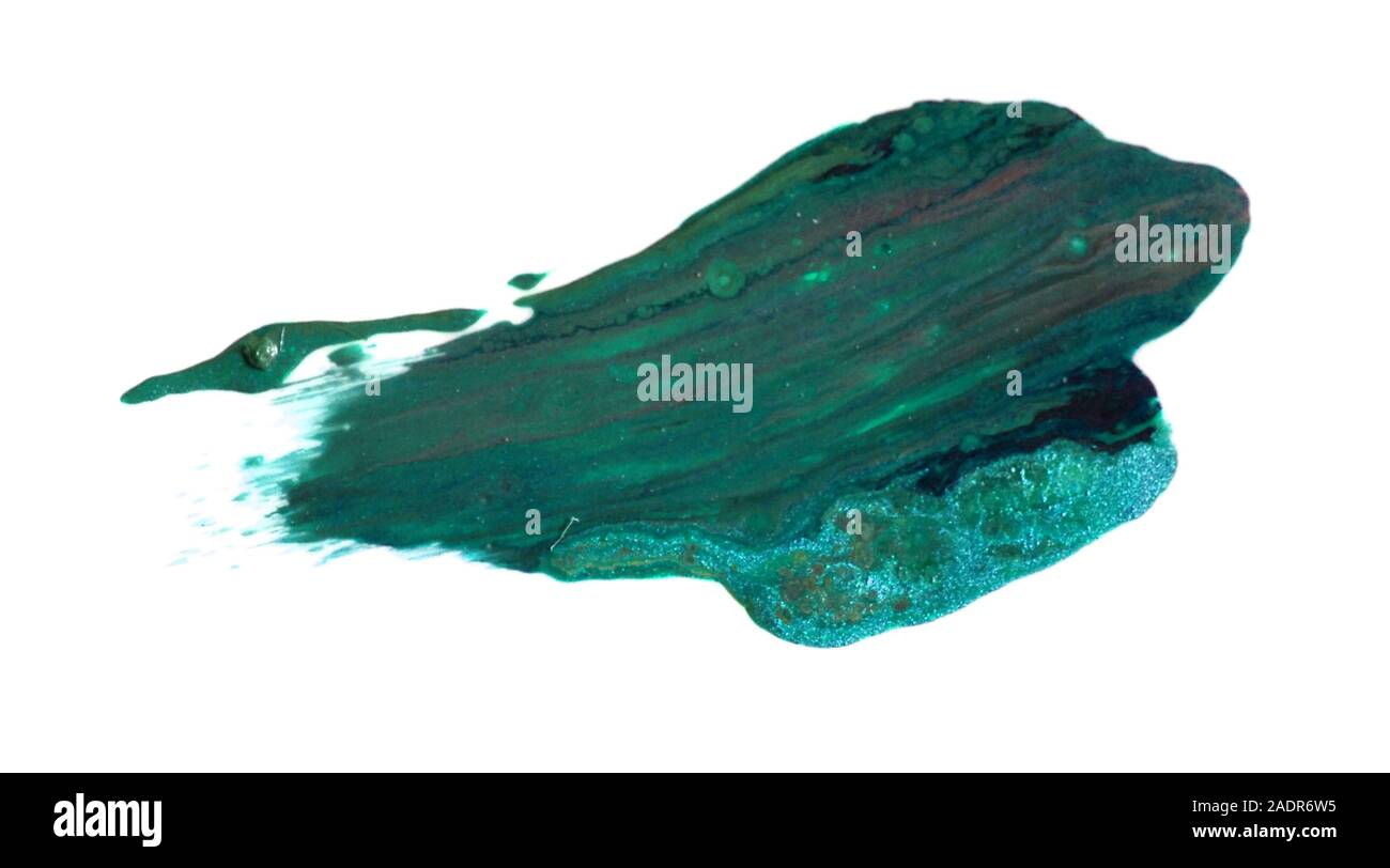 Abstrakte Acryl- oder Ölfarbe Pinselstriche. Stockfoto