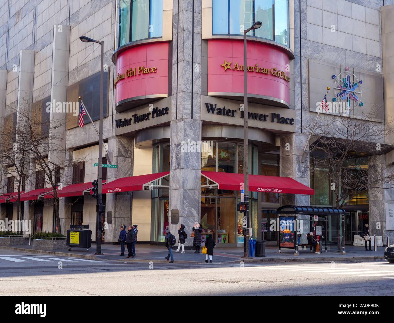 American Girl Place store, Water Tower Place, Chicago, Illinois. Stockfoto