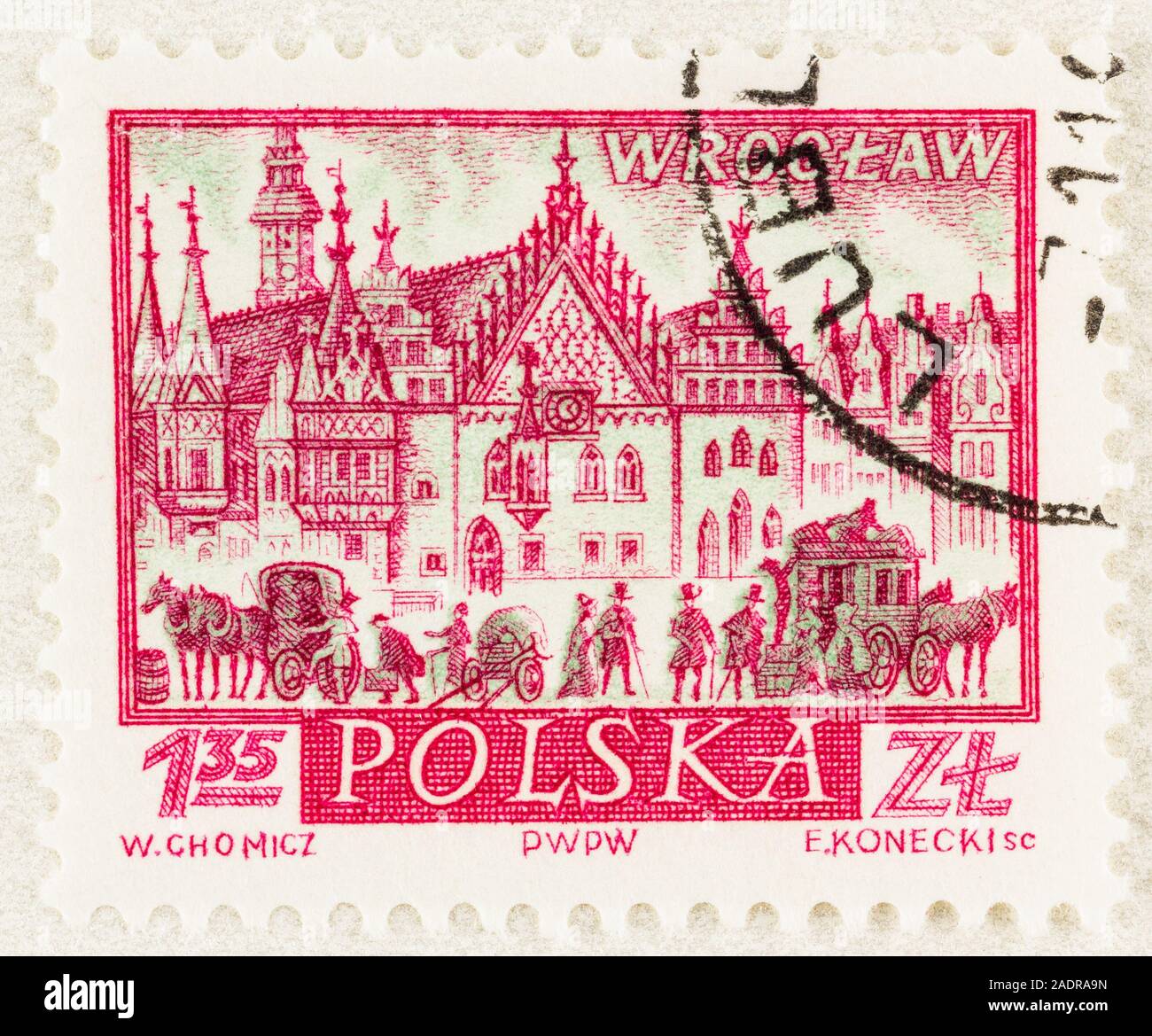 Scott Rathaus SEATTLE, Washington - Oktober 9, 2019: Stempel der Dorf Marktplatz mit ...