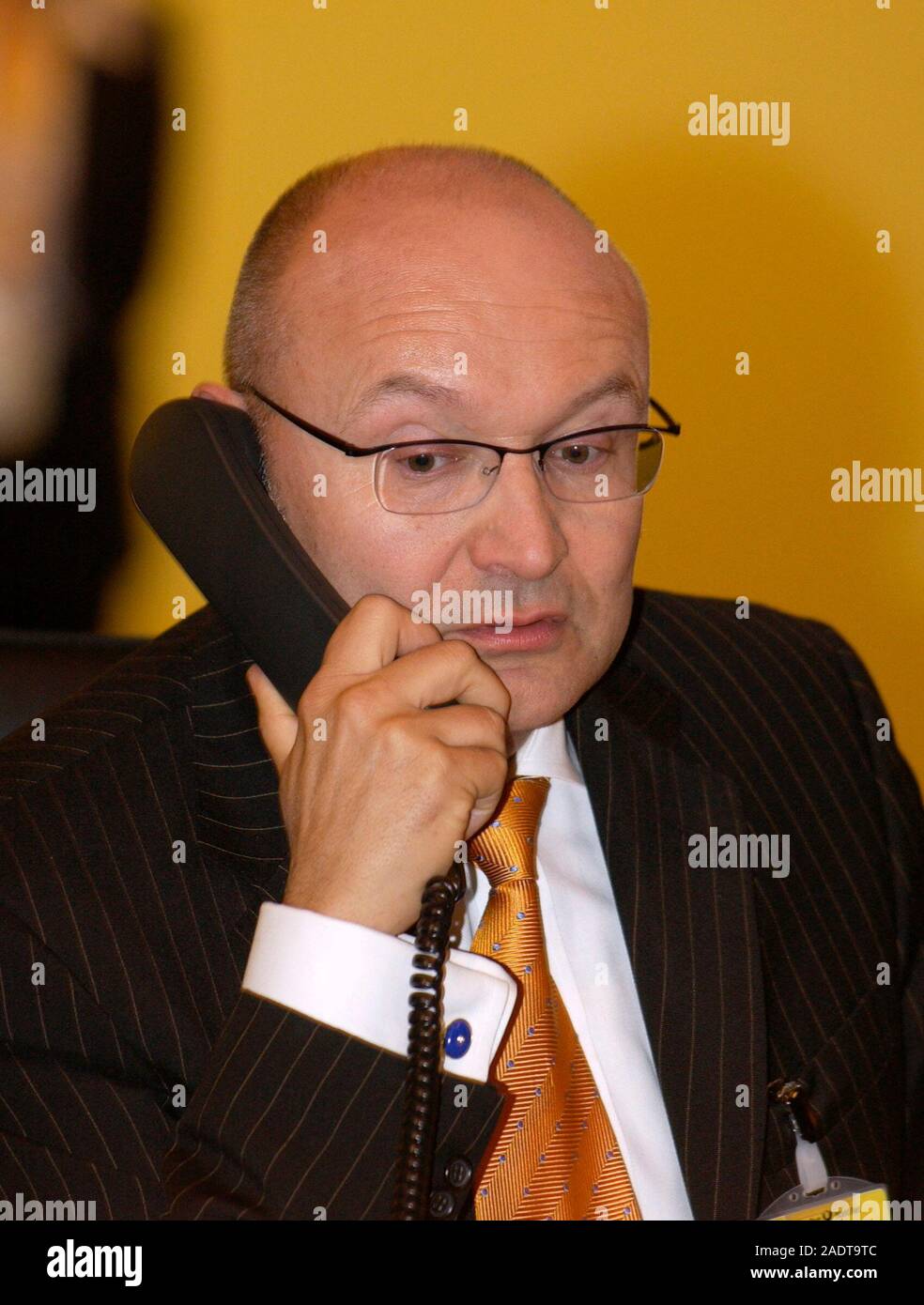 Köln Deutschland 06.Mai 2004, Business: Aktionäre der Deutsche Post AG; Finanzvorstand Prof. Edgar Ernst Stockfoto