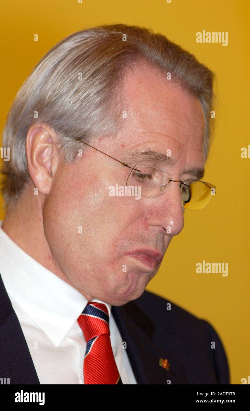 Köln Deutschland 06.Mai 2004, Business: Aktionäre der Deutsche Post AG; CEO Dr. Klaus Zumwinkel, Stockfoto