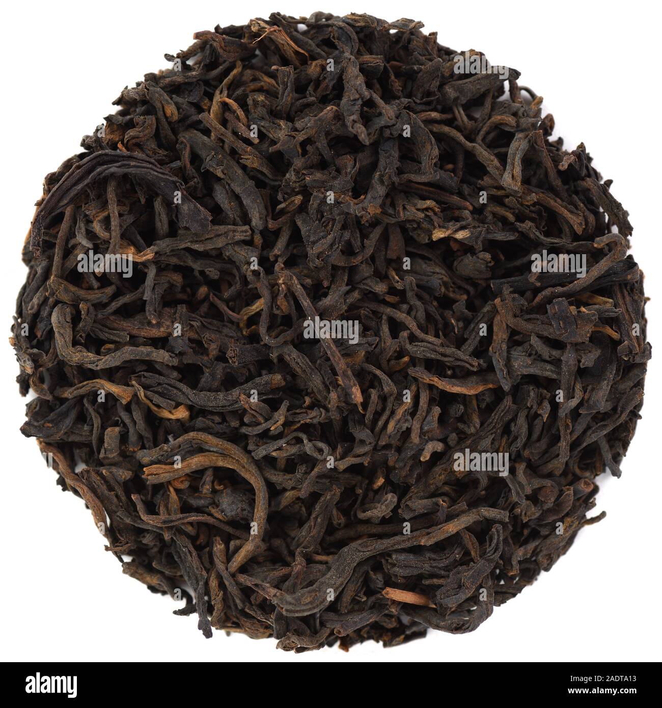 Traditionelle Liu Bao Hei Cha dunklen Tee aus Guangxi isoliert Stockfoto