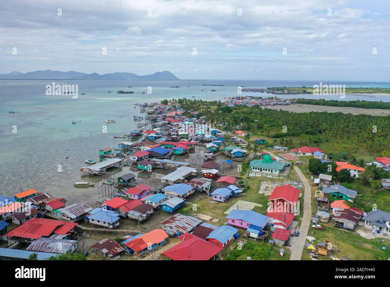 Teilweise Mit Blick Auf Das Dorf In Bum Bum Insel In Semporna Sabah Malaysia Stockfotografie Alamy