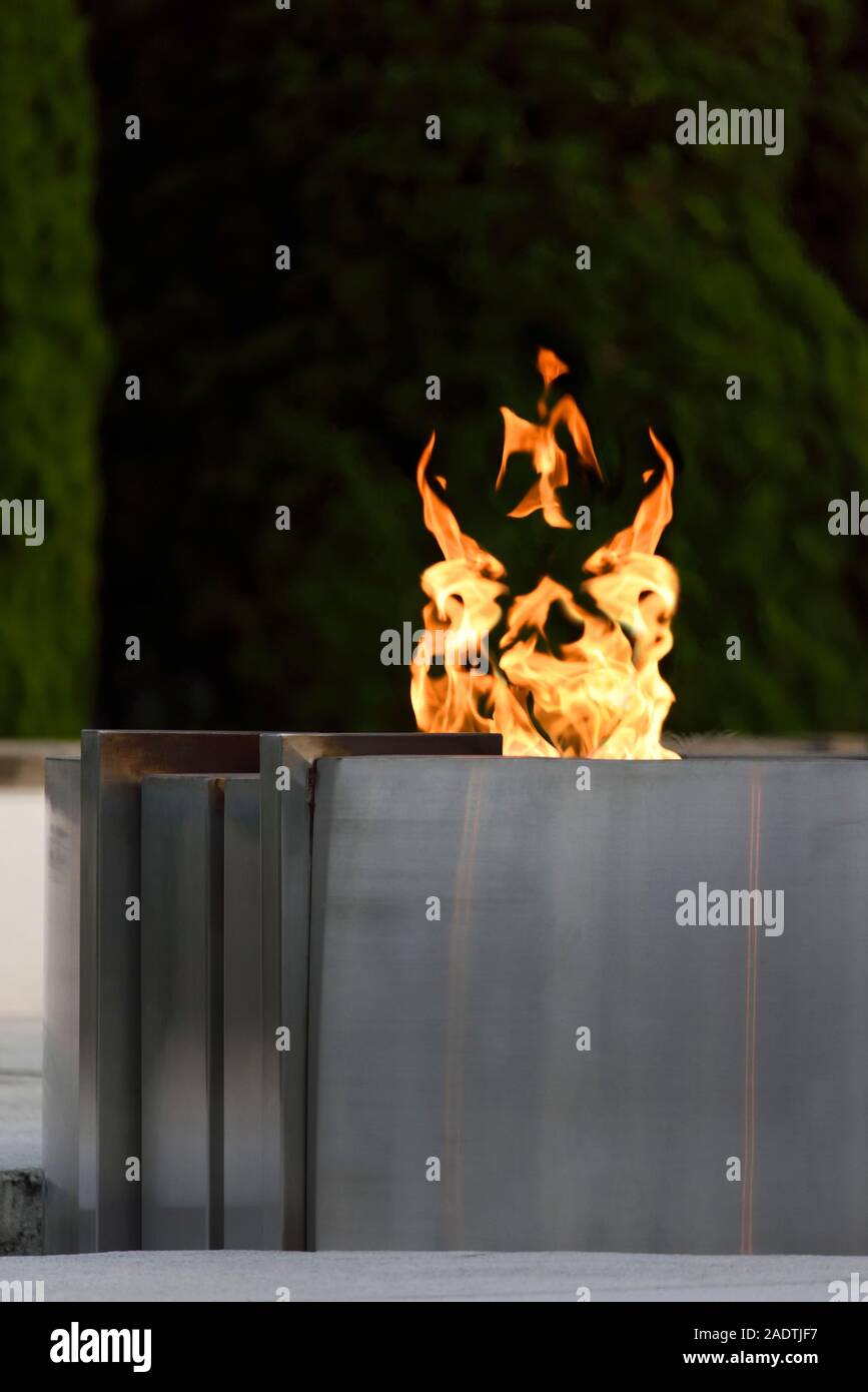 Flamme des Friedens Hiroshima Japan Stockfoto