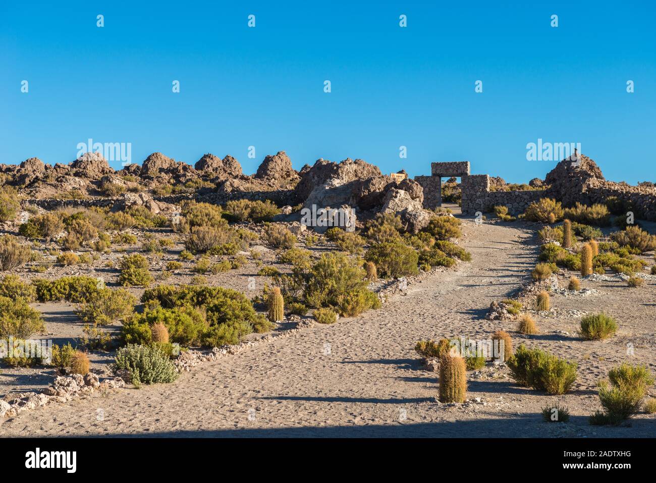 Nekropole, San Juan del Rosario, südlichen Altiplano, Salar de Uyuni, Potosi, im Südwesten von Bolivien, Lateinamerika Stockfoto