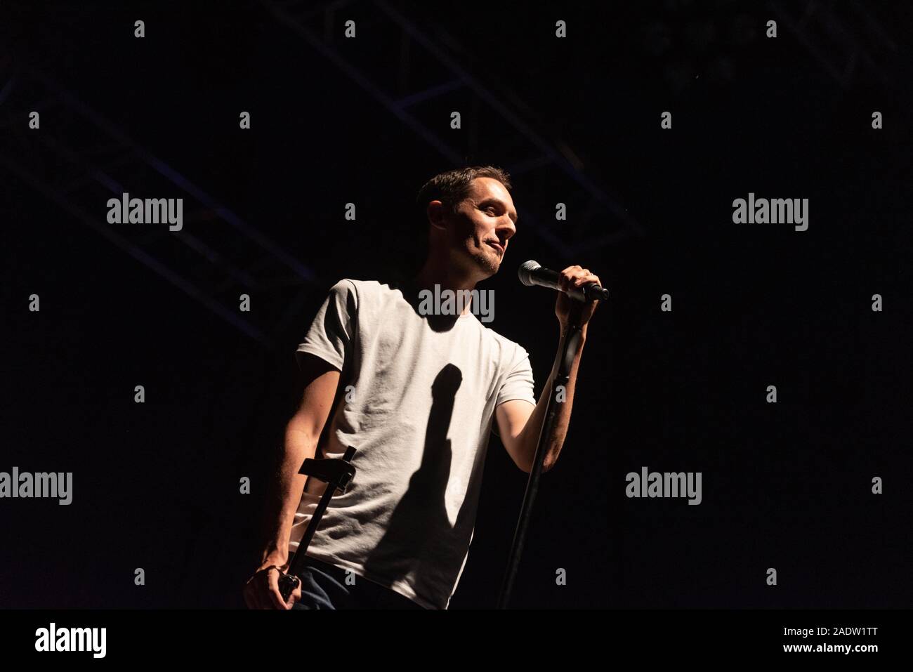 Grand Corps Malade Teilnahme an das "Festival sur le champ" in Valence am 17. Juli 2019 Stockfoto