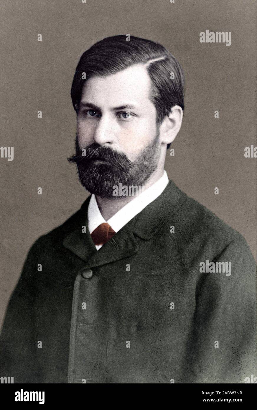 FREUD, Sigmund (Freiberg, 1856-Londres, 1939). Neurólogo y psiquiatra austríaco, de origen judío. FREUD en el año 1885. Stockfoto