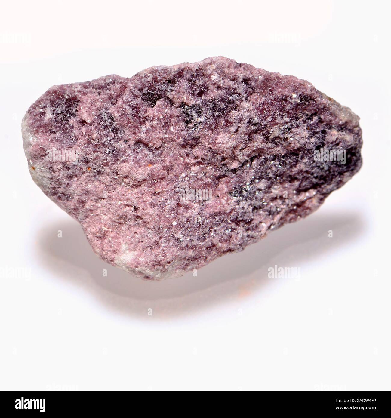 Lepidolite - reichlich Lithium-ionen-Lager Mineral - Filosilicatos Stockfoto