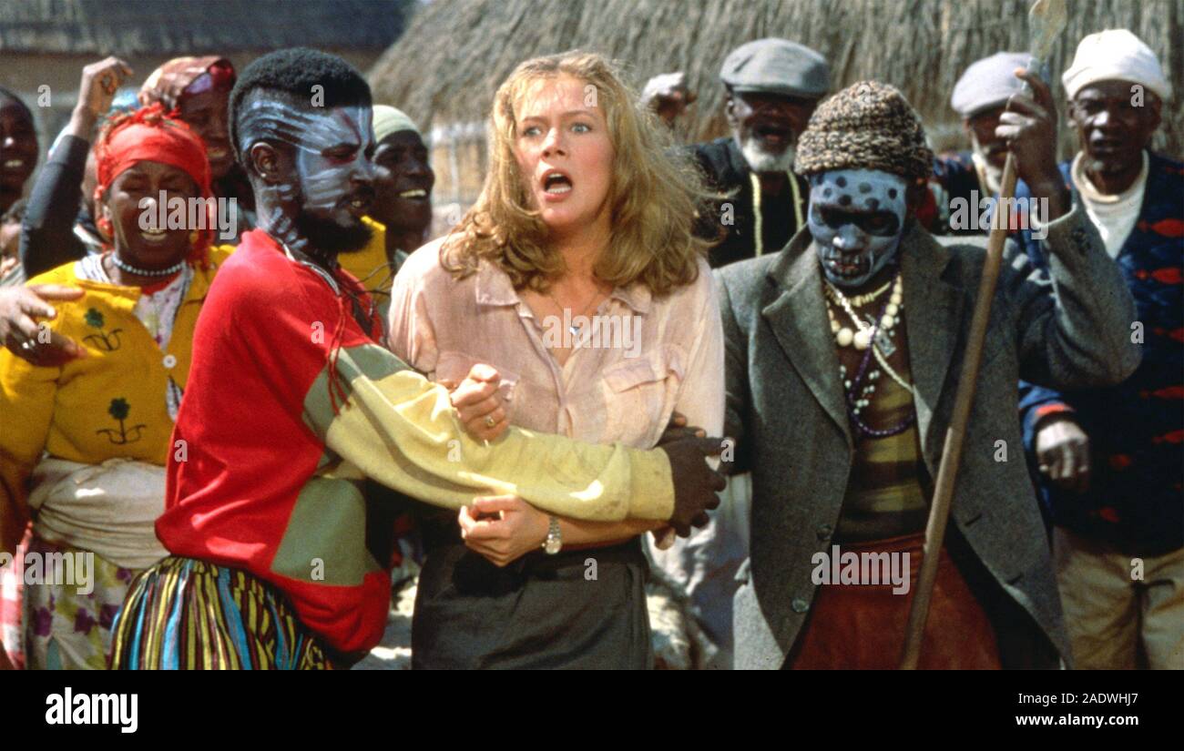 Das JUWEL DES NIL 1985 20 Centiry Fox Film mit Kathleen Turner Stockfoto