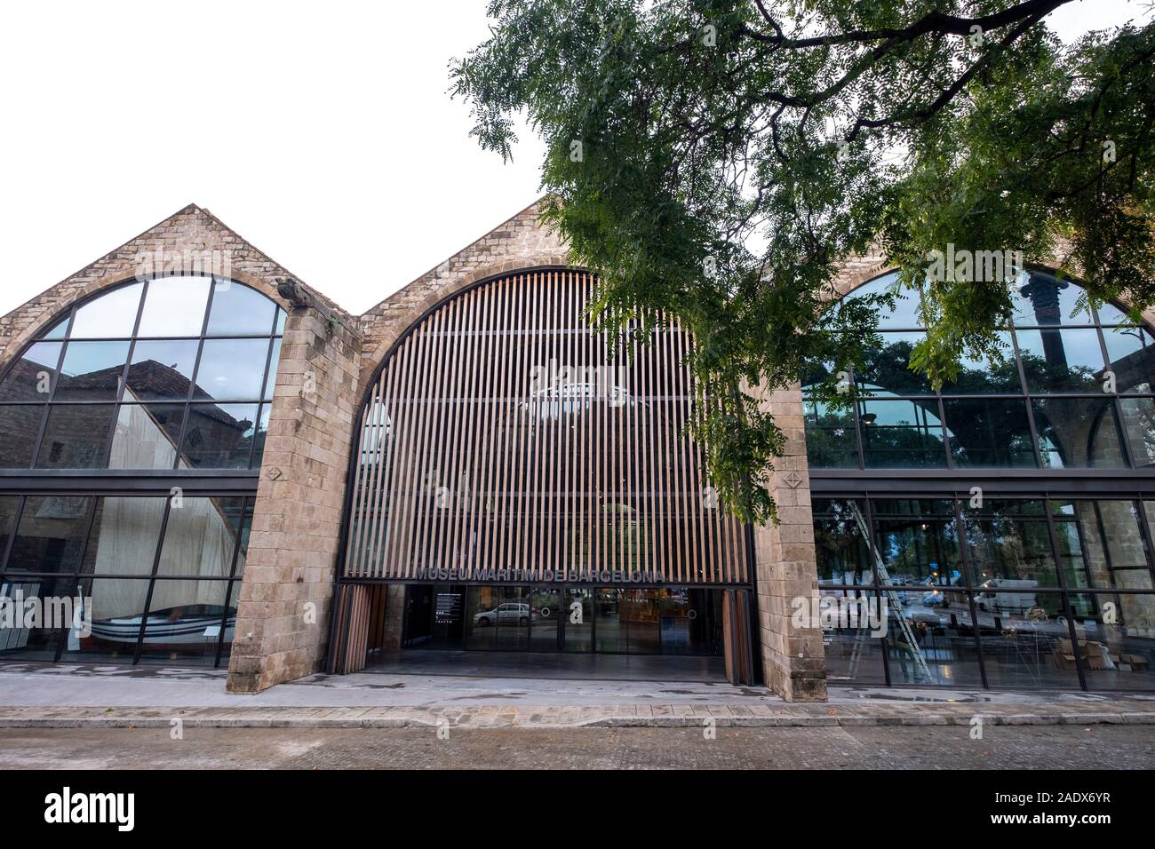 Maritime Museum von Barcelona, Spanien Stockfoto