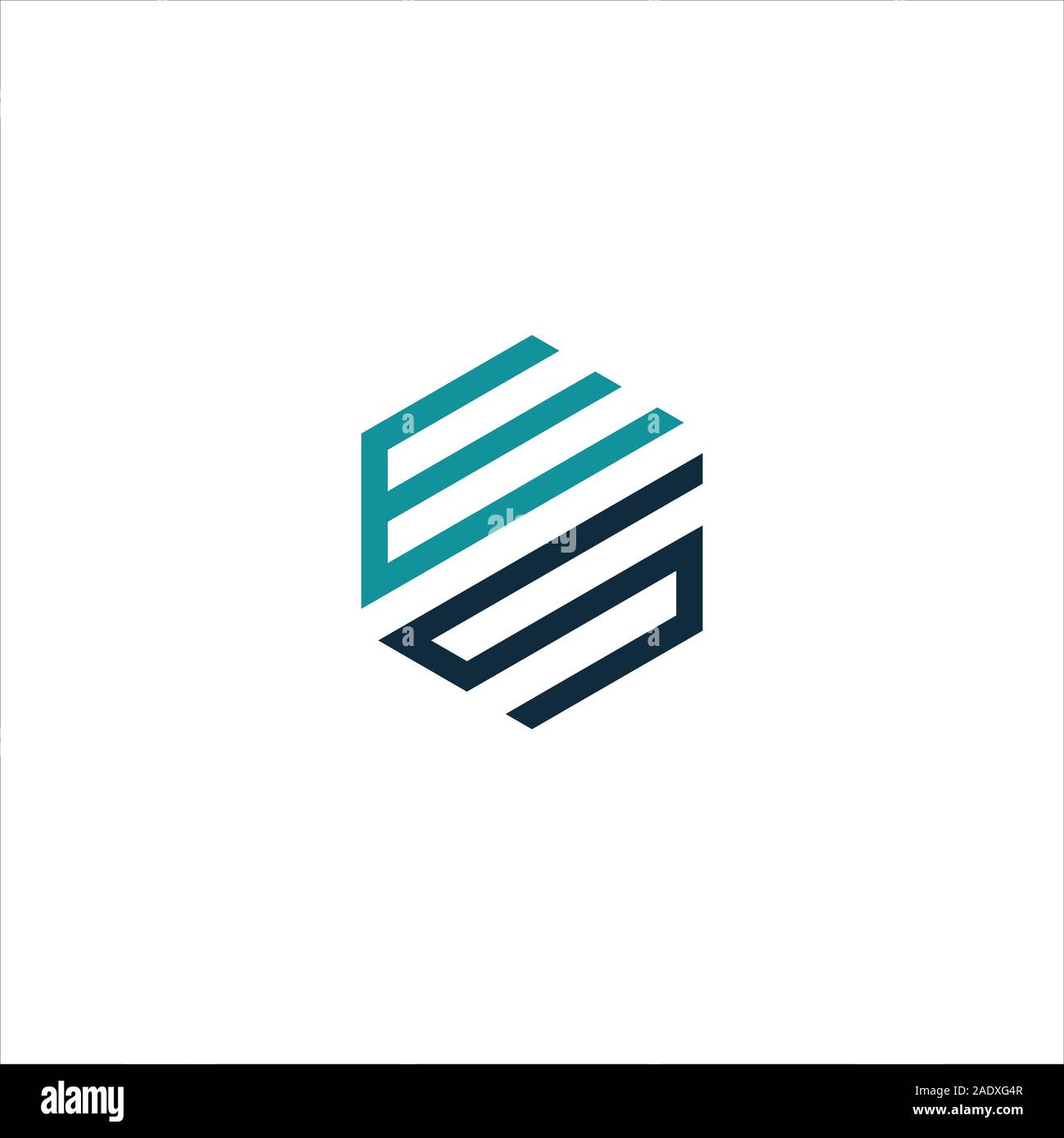 Initial es oder se logo Vektor Logo Design Stock Vektor