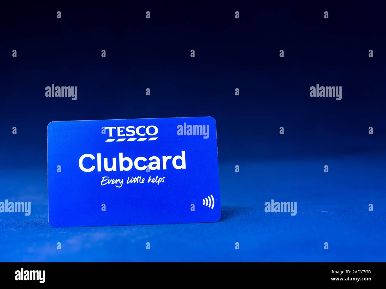 Perth, Schottland - 5. Dezember 2019: eine Nahaufnahme der Tesco Clubcard Stockfoto