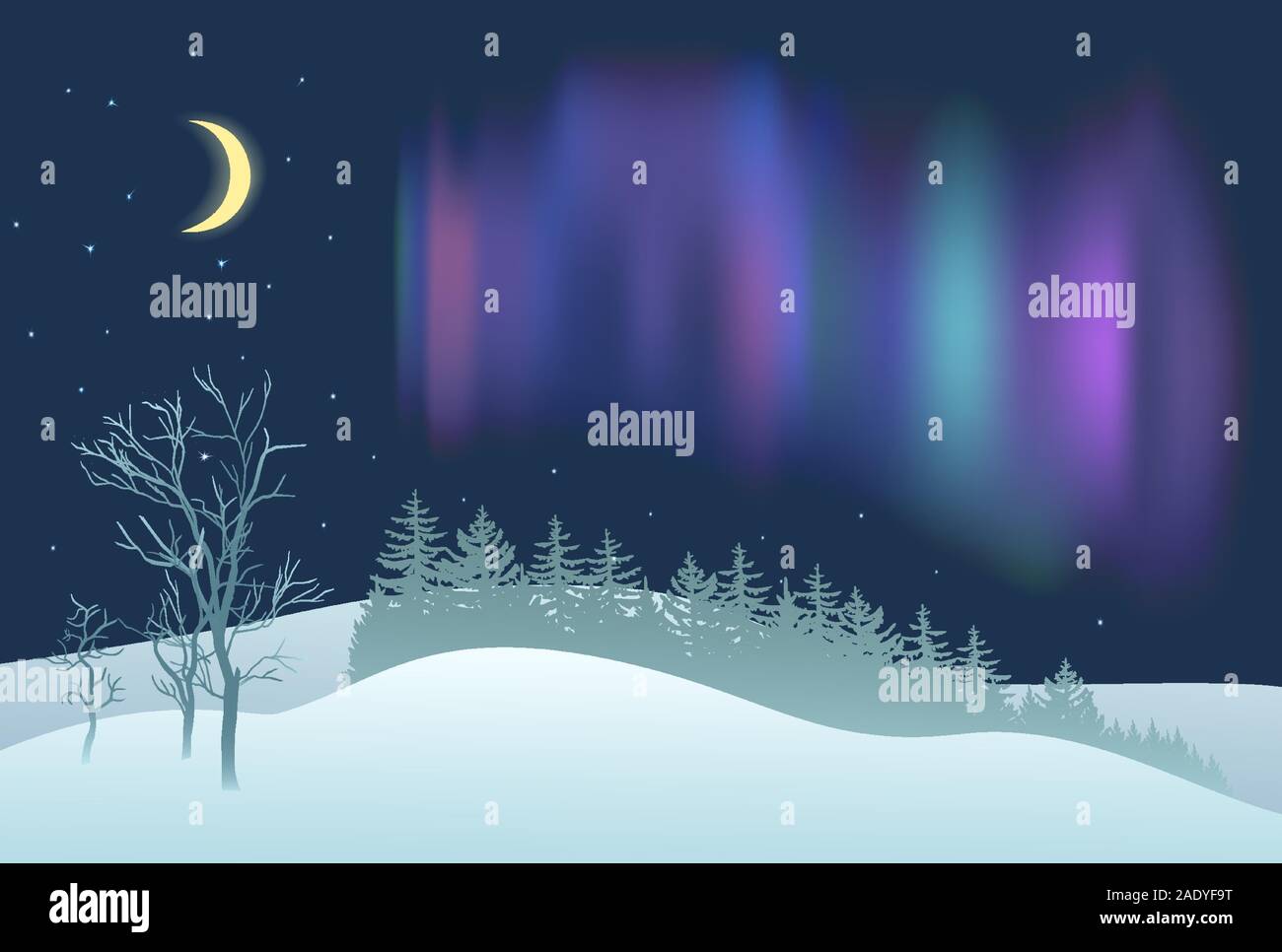 Hintergrund für Frohe Weihnachten und Neujahr. Stock Vektor