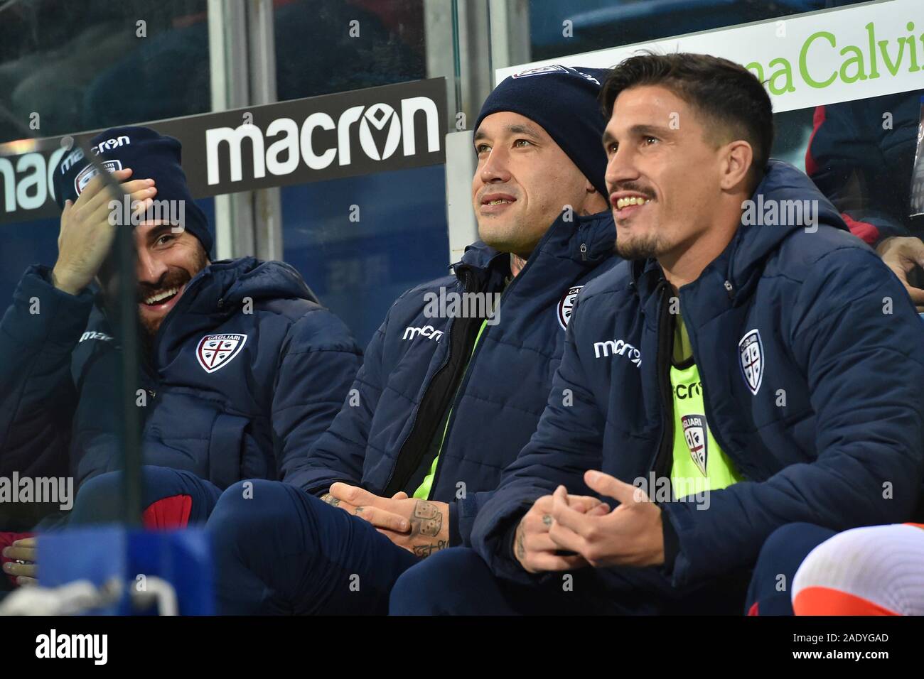 Cagliari, Italien, 05. Dez 2019, radja nainggolan von Cagliari Calcio während Cagliari vs Sampdoria - Italienische TIM Cup Meisterschaft - Credit: LPS/Luigi Canu/Alamy leben Nachrichten Stockfoto