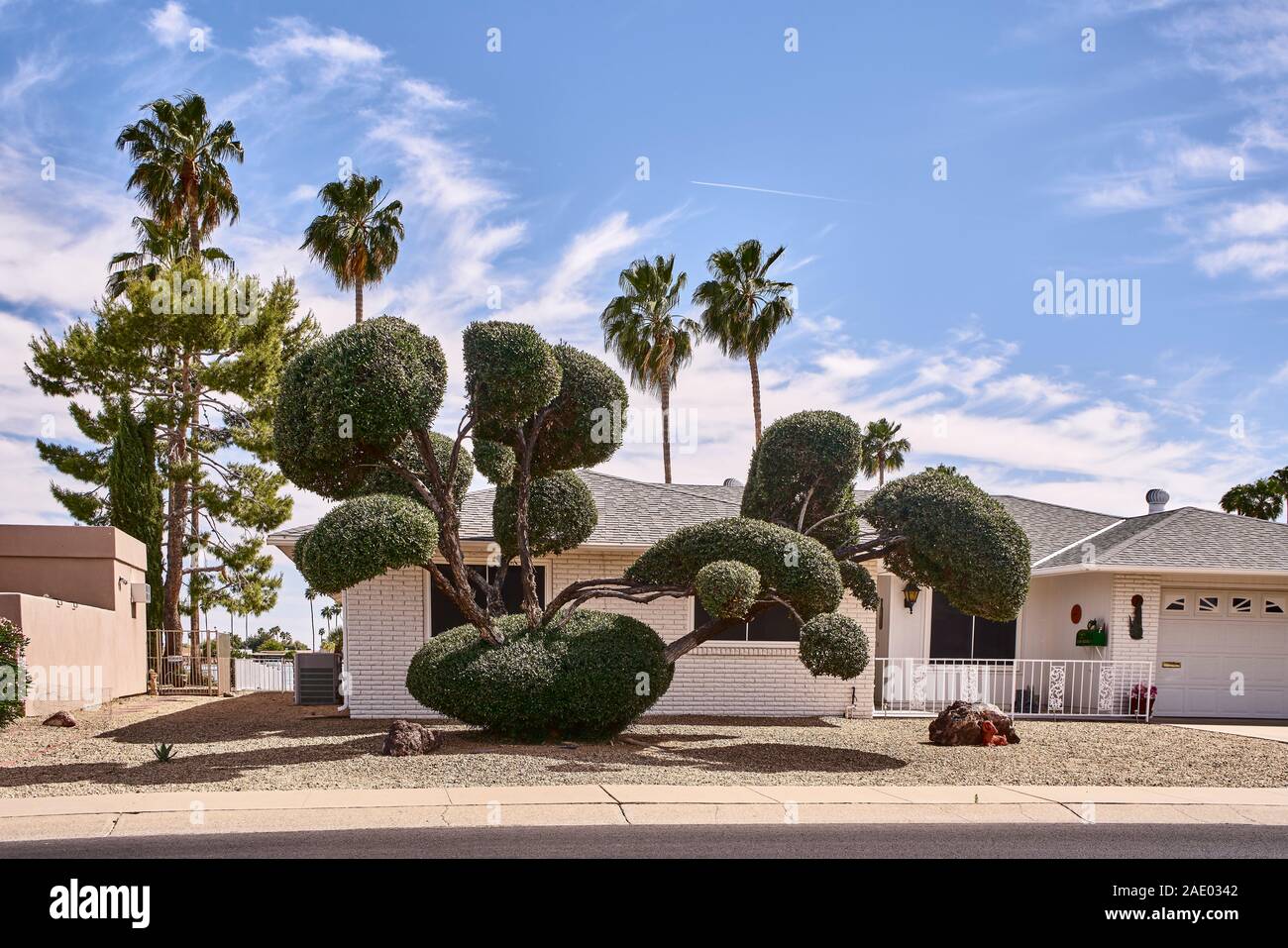 Sun City Ruhestandgemeinschaft Arizona USA Stockfoto