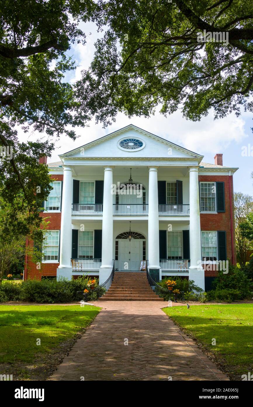Rosalie berühmten Inn bei Natchez am südlichen Ende von den Natchez Trace entfernt ist die älteste Stadt am Mississippi und Empfänger der Presti Stockfoto